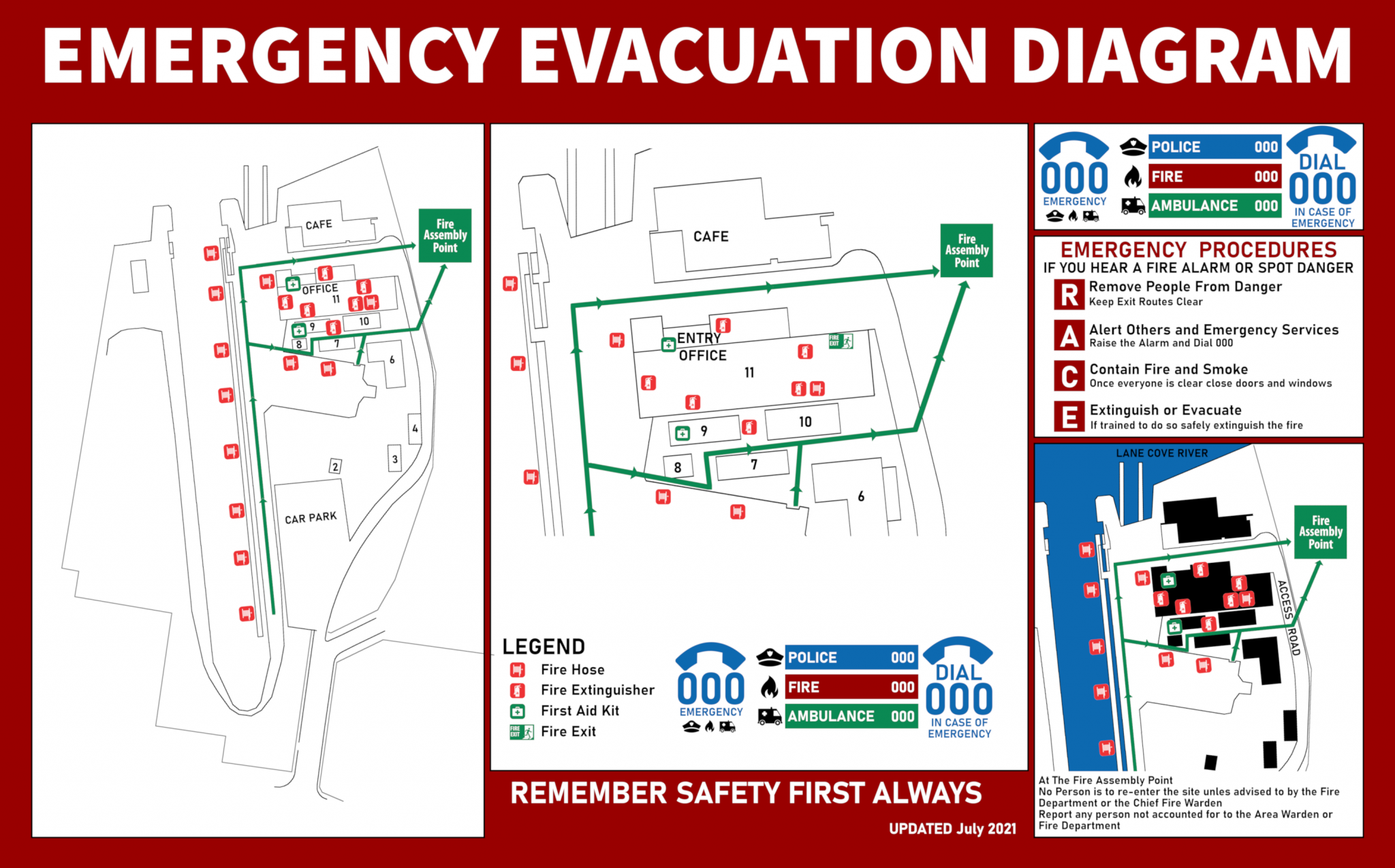 Evacuation Protocol – Woolwich Dock